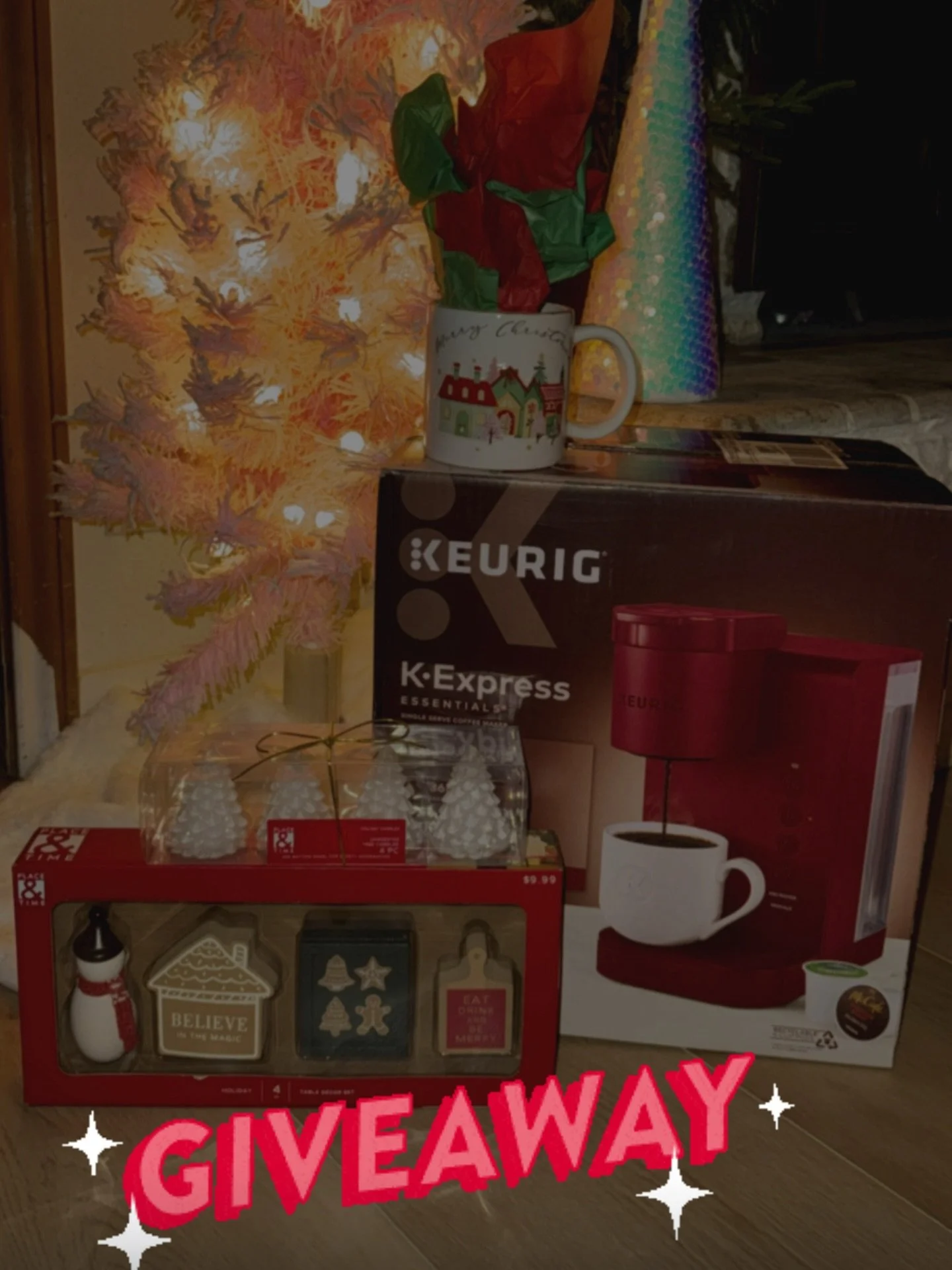 It&rsquo;s TIIIIIMMMME for a giveaway 🫶🏽 or let&rsquo;s do THREE! Because WHY NOT 🤷🏻&zwj;♀️

I have 3 kits to giveaway! Included is a keurig Machine, Christmas decor, and a cute coffee cup! ☕️ here&rsquo;s what I need from you to enter! 👇🏼

🫶?