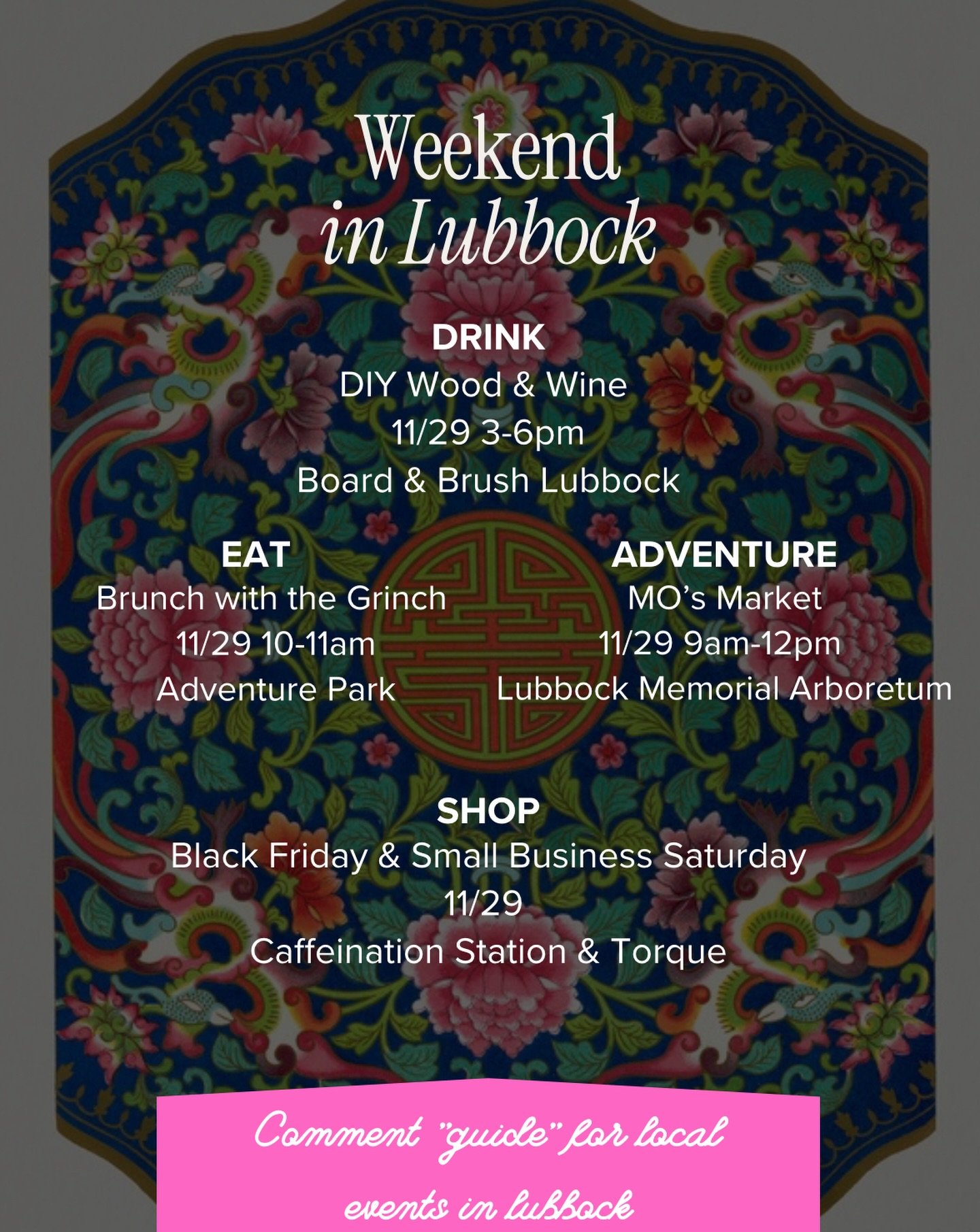 Weekend vibes in the 806! ❤️🖤

Are you going to be shopping small? Drop your favorite local business in the comments 👇🏼 

Xoxo,
Your Friend in Real Estate 🏠