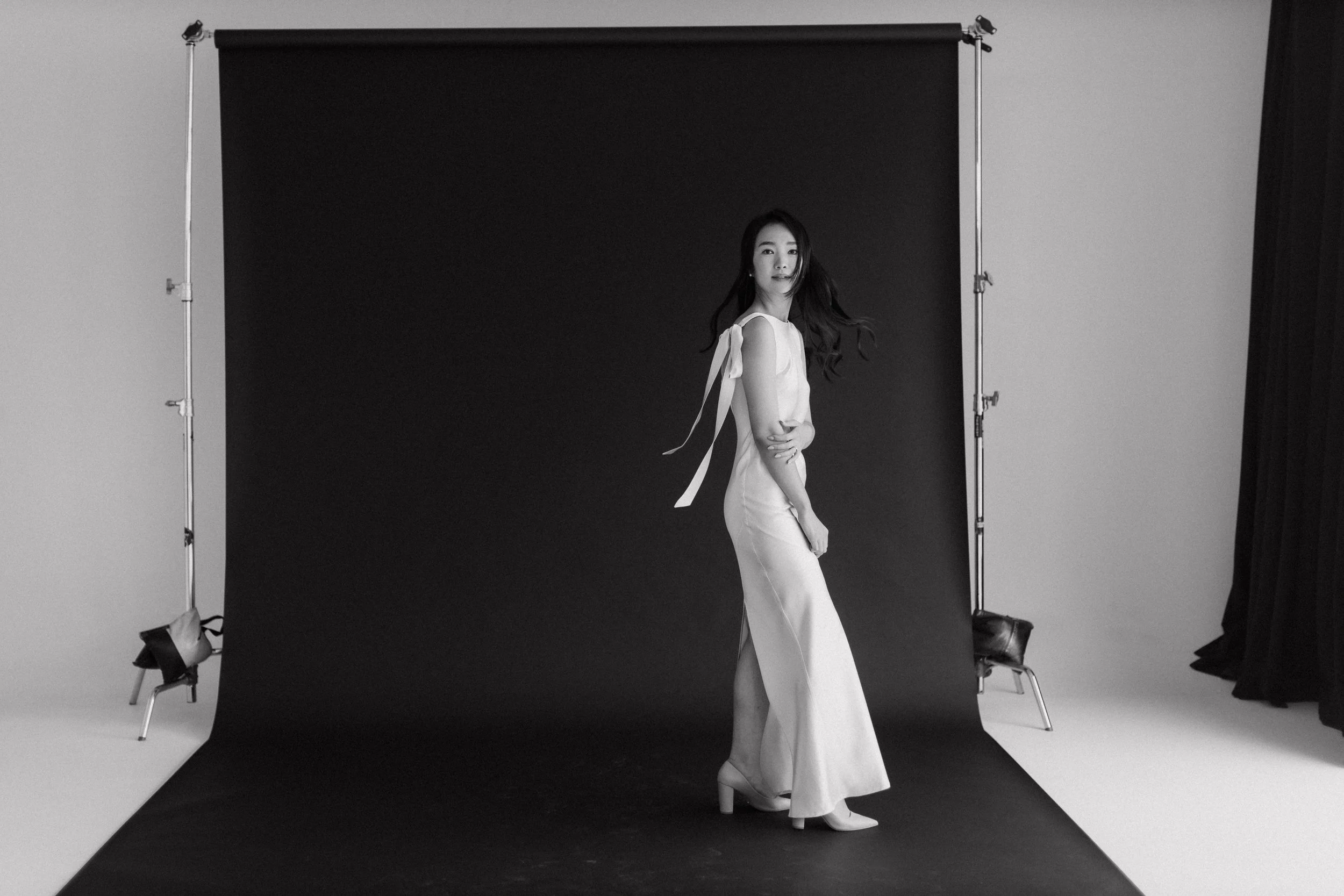 Styled photography shoots in a professional photo studio.