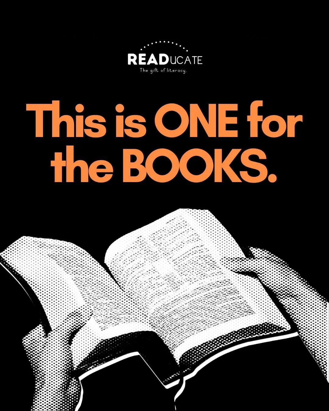 "One for the Books" isn't just a phrase it's a movement. 

It&rsquo;s about the milestones we reach when a community decides 
that literacy is a right, not a privilege. 

Join us in rewriting the story. #READucatePH
