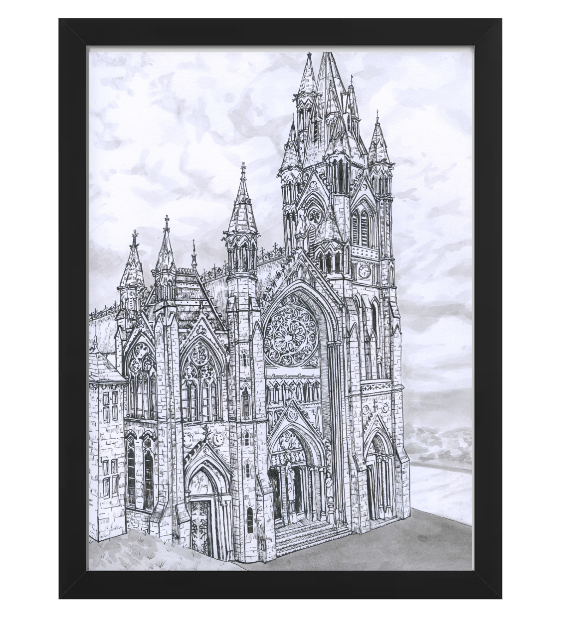 "Cathedral" 9x12 Framed Print