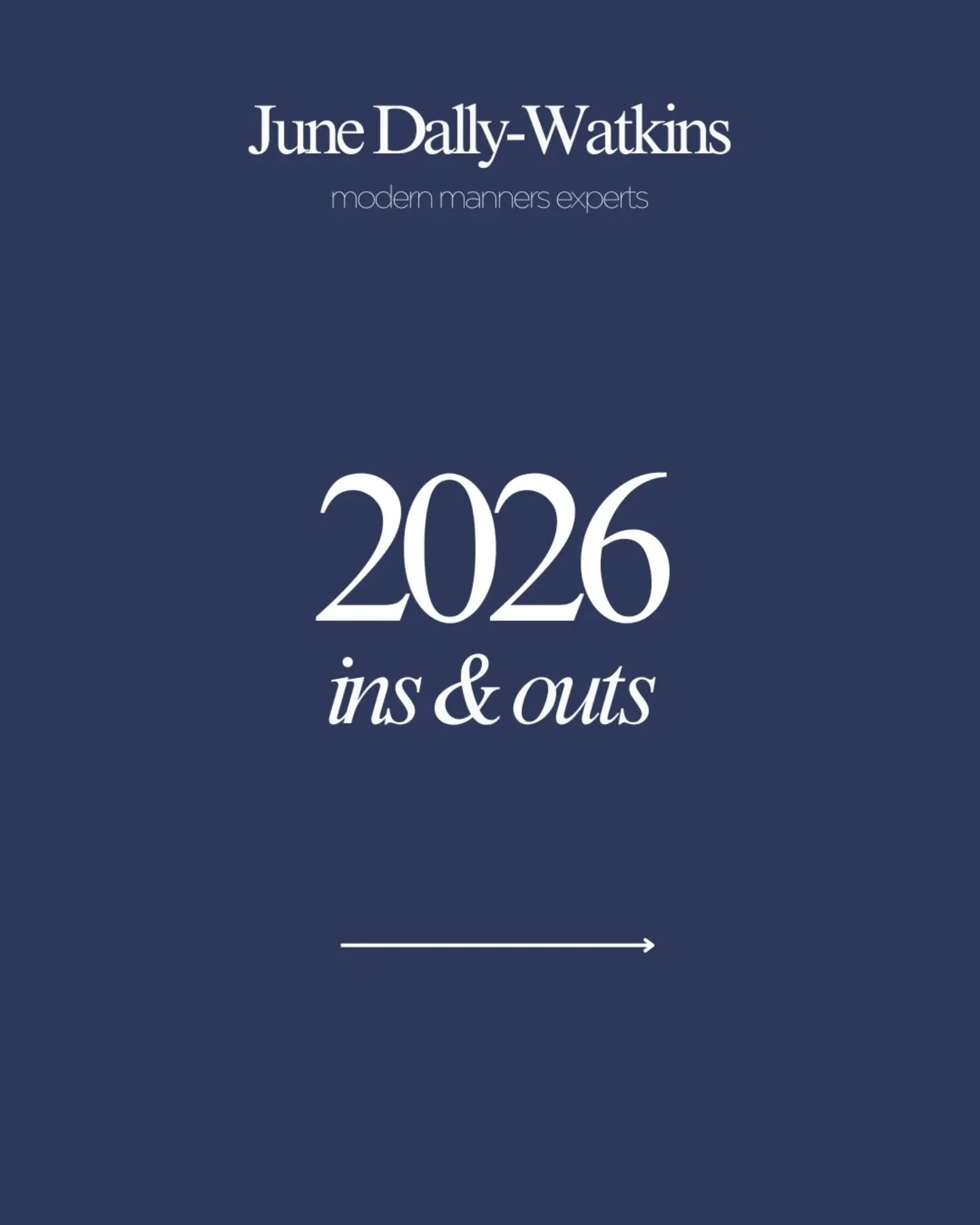 Good manners have evolved - kindness hasn't

The Etiquette INs &amp; OUTs for 2026 remind us that respect, presence, and consideration still matter - online and in real life