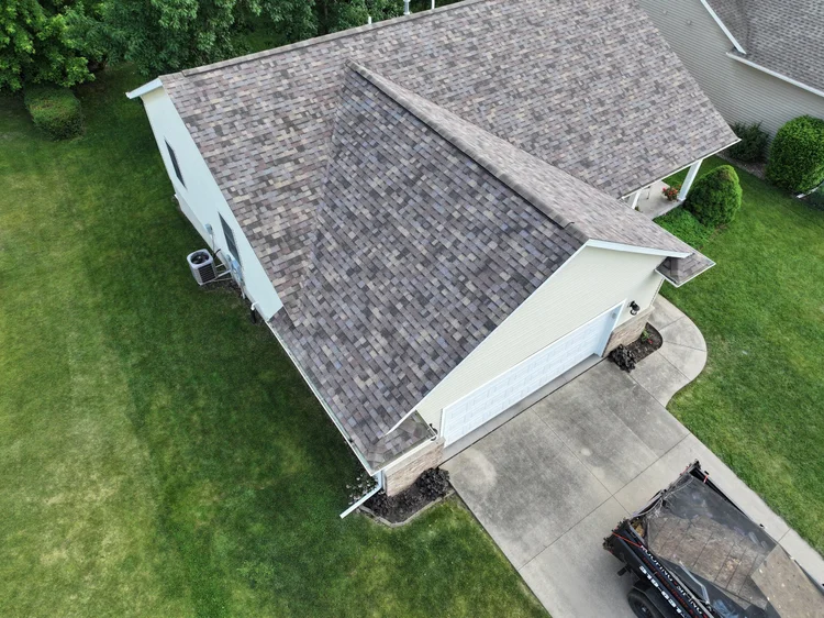 Roofing installation project