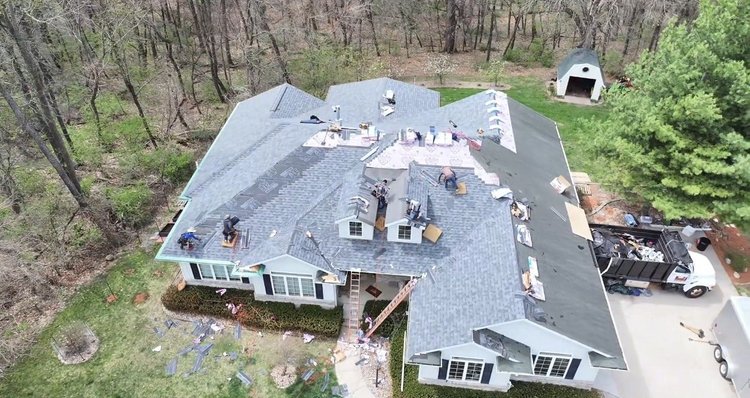 Shingle roofing project