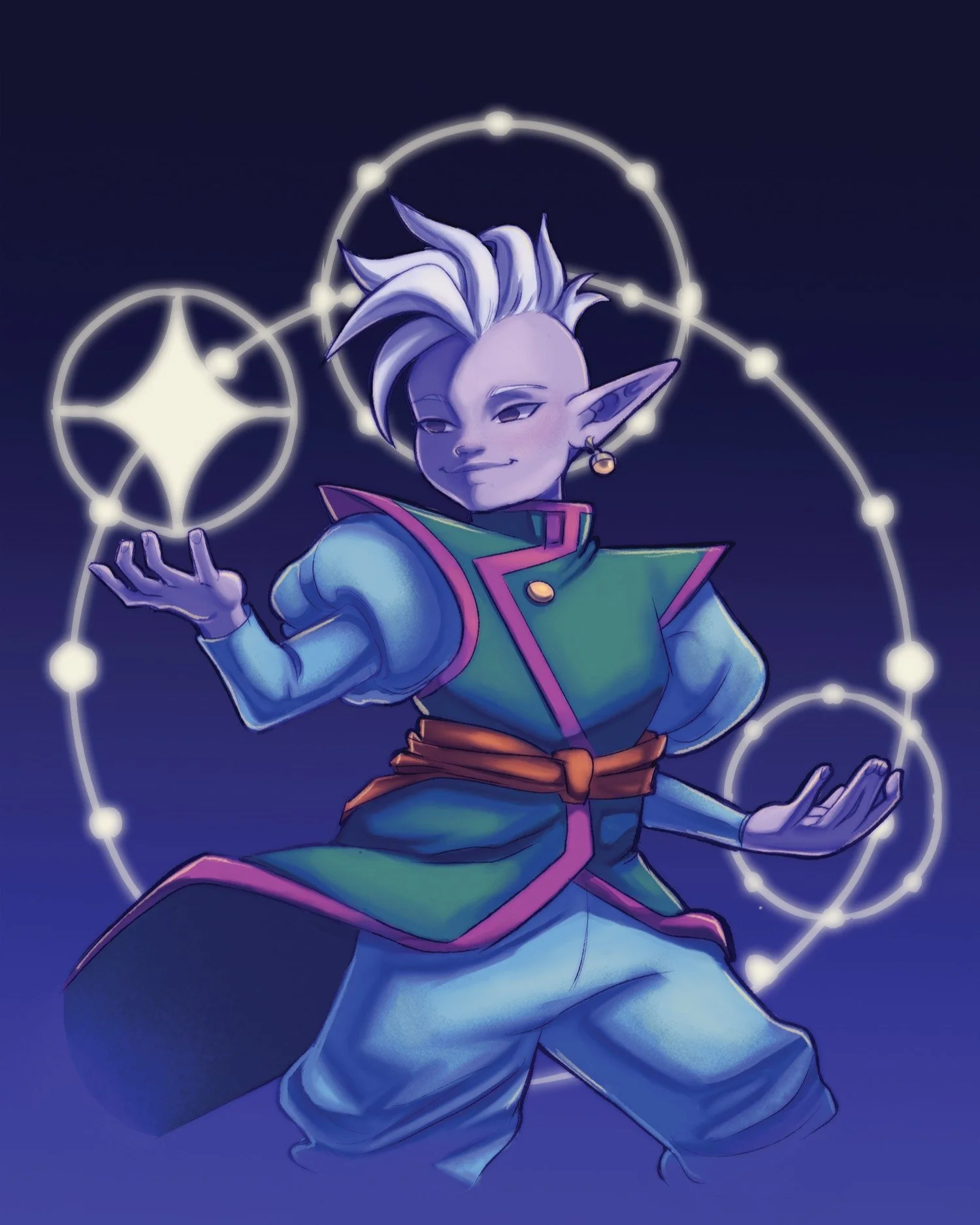 Gotta love a short kai.

#fanart #dbz #supremekai