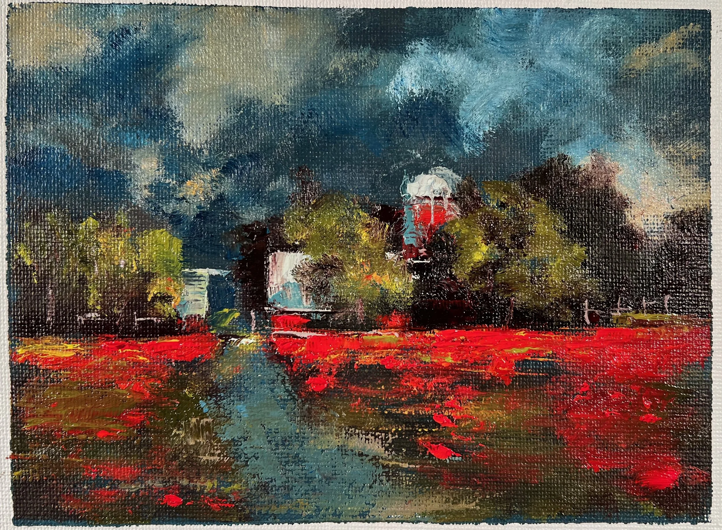 Red Field sketch