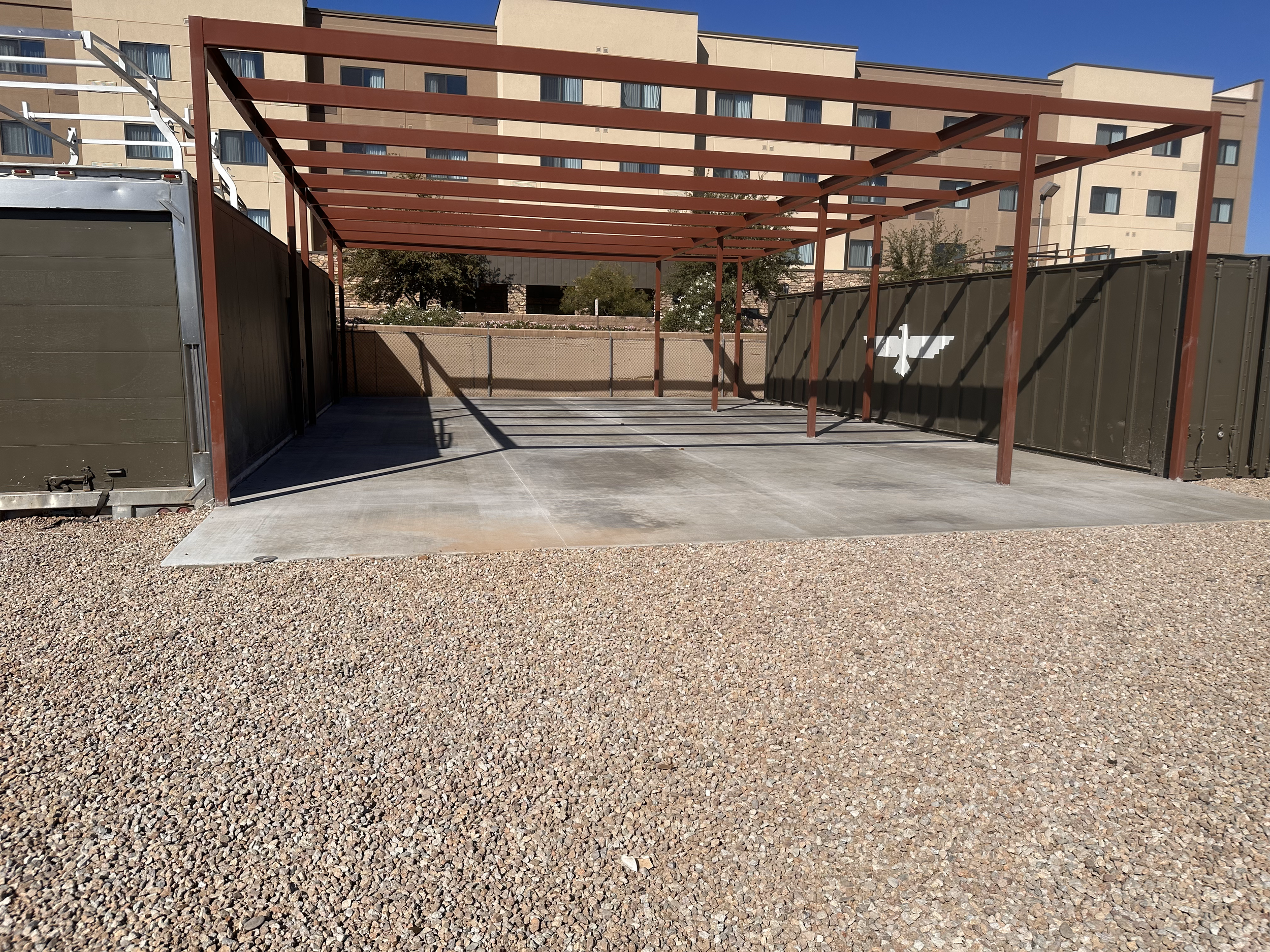 Example of concrete installation service