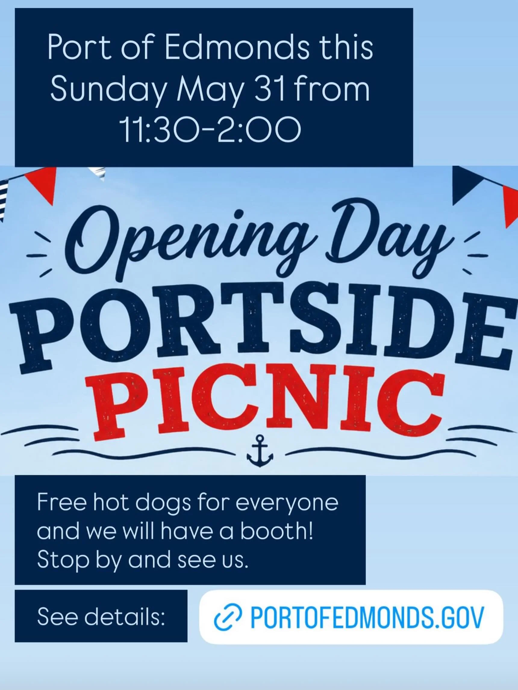 We will be at the Port of Edmonds this Sunday from 11:30-2:00 there will be free food and if you&rsquo;ve never used the vending machine you can come give it a try while we are there to help!

#hookuphut #edmonds #summer