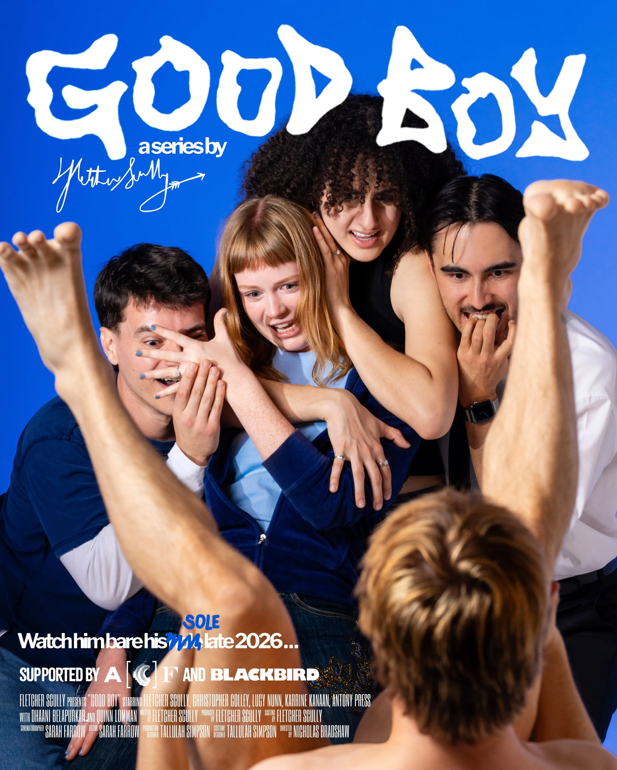 Now that filming is done, I&rsquo;m thrilled to unveil the official cast poster for&hellip; 

GOOD BOY
A series by Fletcher Scully

📸 @abrahamdesouza 

Made by an entirely LGBTQ+ team under 30 years old in just 3 weeks! Post-production begins now...