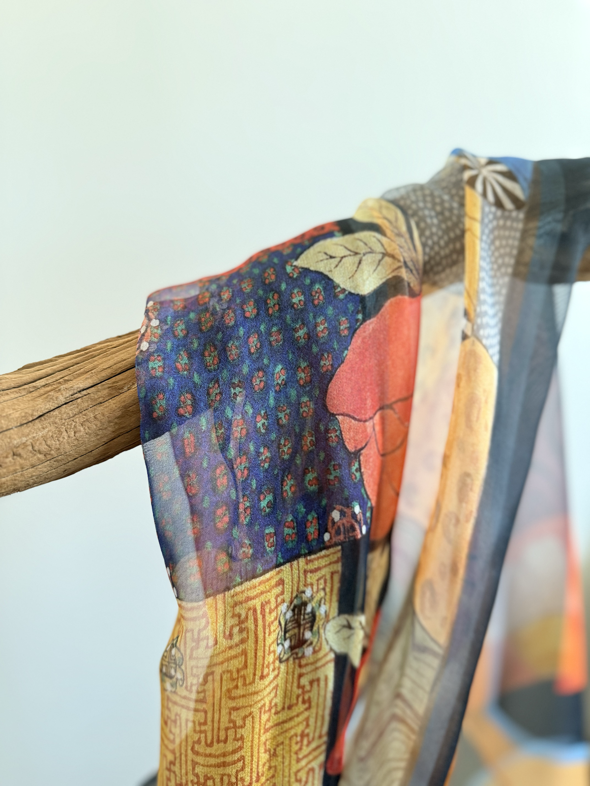 Korean 100% silk scarf