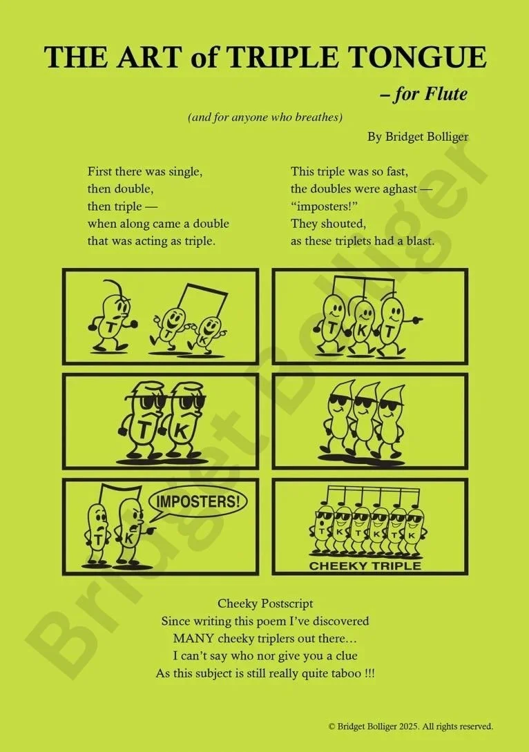The ART of TRIPLE TONGUE– for Flute