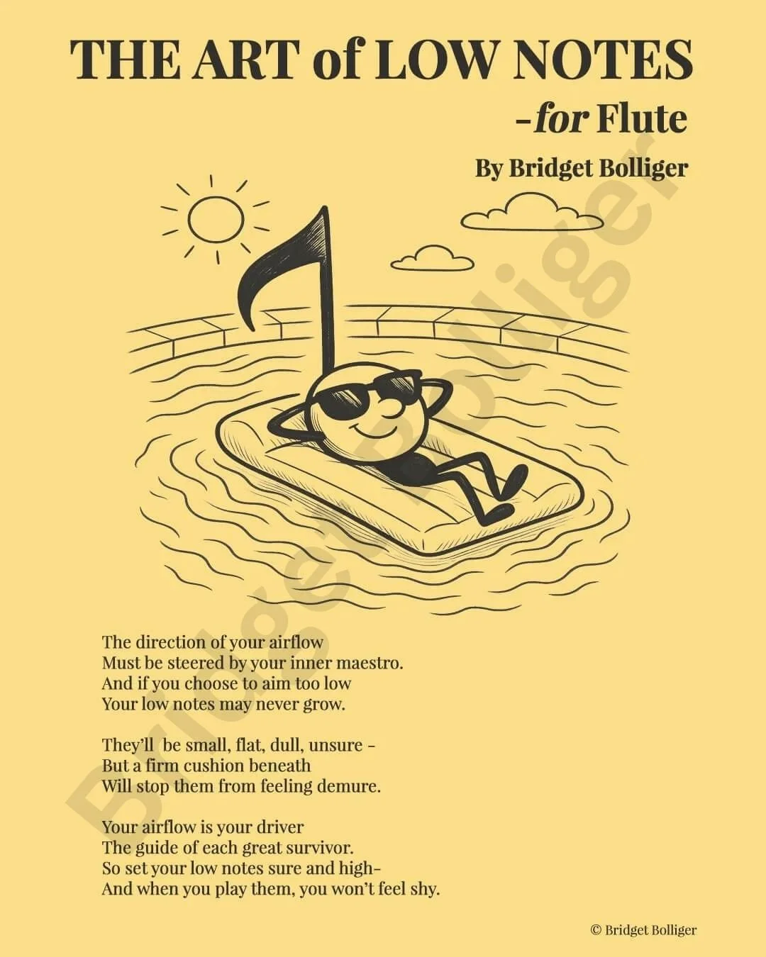 THE ART of LOW NOTES – for Flute