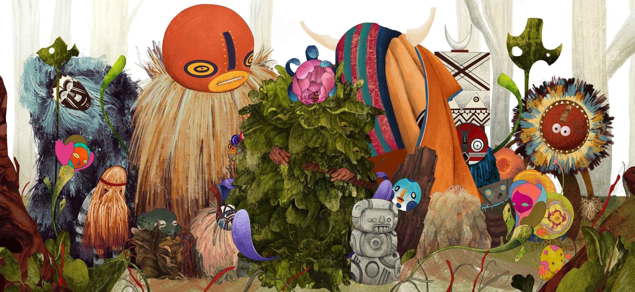 SASA | An exploration of environmentalism through a whimsical story of The Forest Guardian, the Spirits, and the Seed.