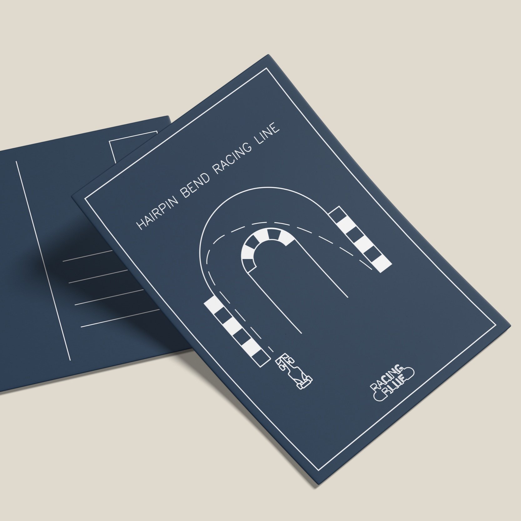 Hairpin Racing Line Postcard