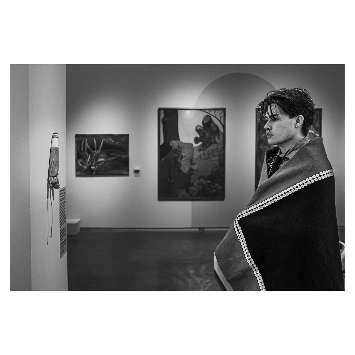 &ldquo;Artist not yet known&rdquo; - 

I stumbled upon this piece from home at my School&rsquo;s Art gallery, and thought to myself, &ldquo;What an odd place to hang your halibut hook&rdquo;&hellip;.

I suppose that what is a tool to you and me is no