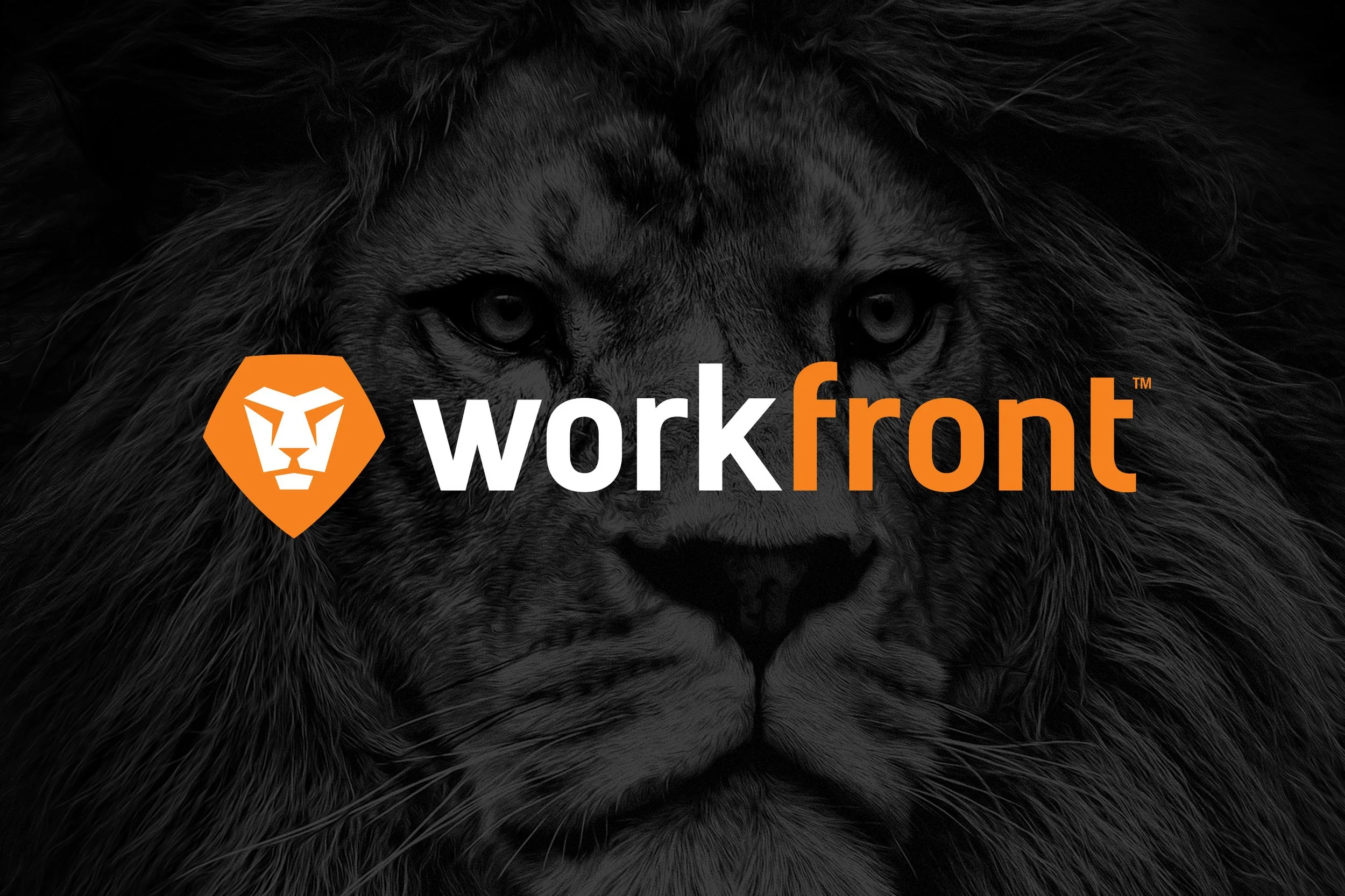 Workfront logo design by Seattle-based art director and brand designer Charlie Worcester