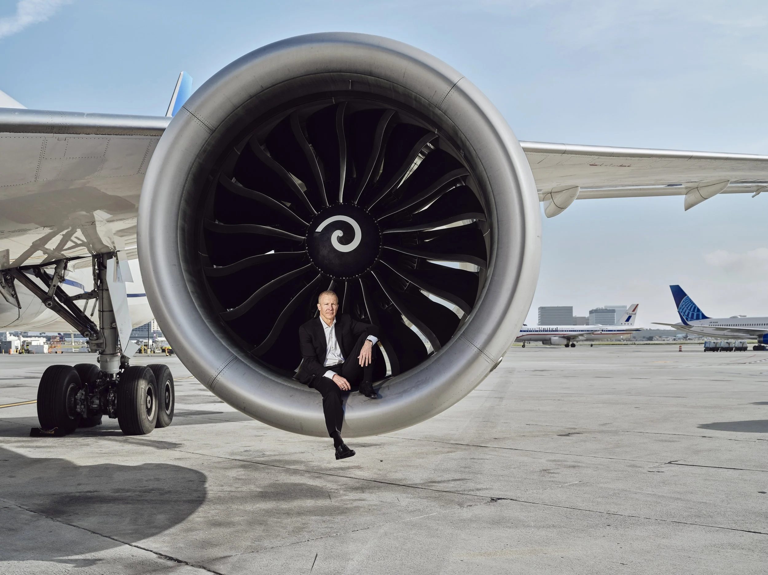 Scott Kirby, CEO of United Airlines for Bloomberg Businessweek
