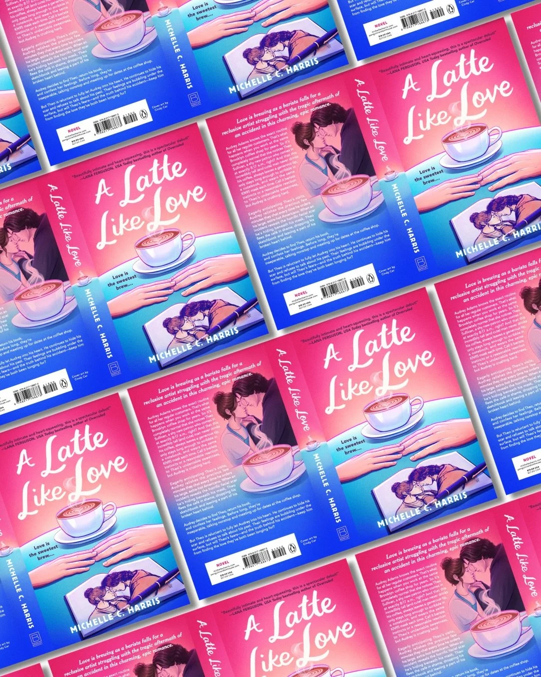 I&rsquo;ve seen other authors reveal their full cover wraps like this, and with one week left to go before the release of A LATTE LOKE LOVE, I&rsquo;m so excited for it to be my turn!

Can we all just take a second to marvel at this beauty illustrate