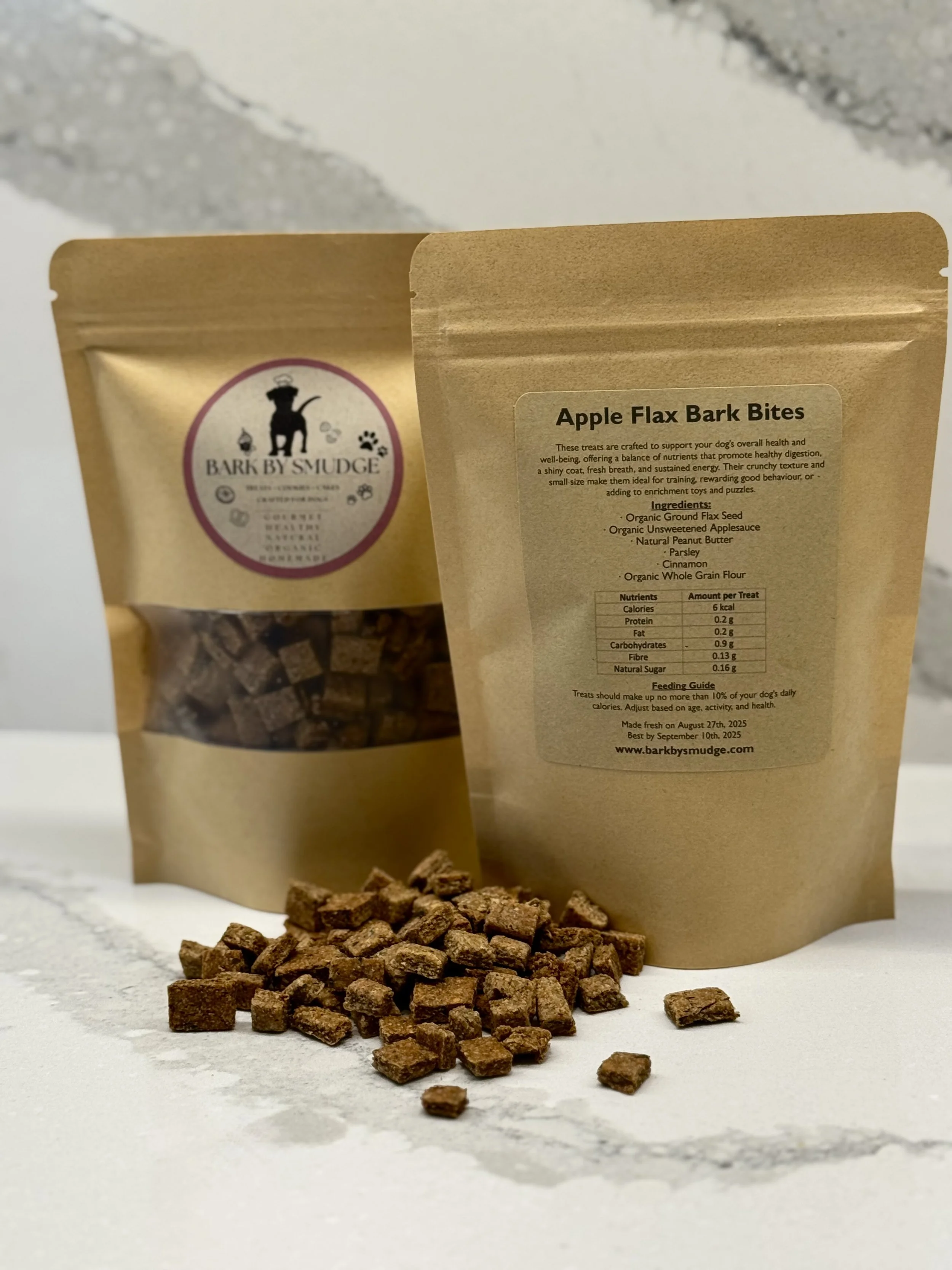 Apple Flax Bark Bites