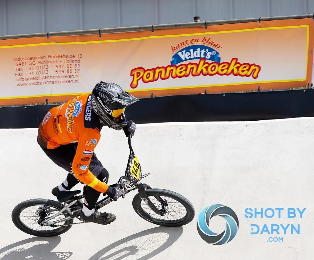 A combination of team and sponsor, saw the advertising, saw the corner and thought “this could work” . More images can be found from link in bio and going over to the gallery to see my Oypo gallery #photographer #bmxphotography #bmxracing
