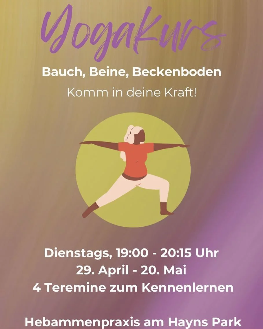 Hallöle!
noch zweimal hast du die möglichkeit in meinen yogakurs "bauch, beine, beckenboden" reinzuschnuppern! 
die idee des kurses ist es hatha yoga mit beckenbodentraining zu verbinden und so stunde für stunde dein bewuss