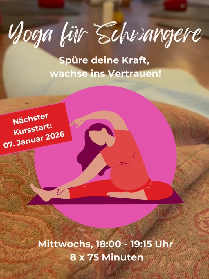 📍 Hebammenpraxis am Alsterlauf

🧘&zwj;♀️ "Yoga f&uuml;r Schwangere &ndash; Finde deine Kraft, wachse ins Vertrauen!"

Durch die Verbindung von Bewegung mit bewusster Atmung und Aufmerksamkeitslenkung begehst du durch Yoga einen Weg der Ve