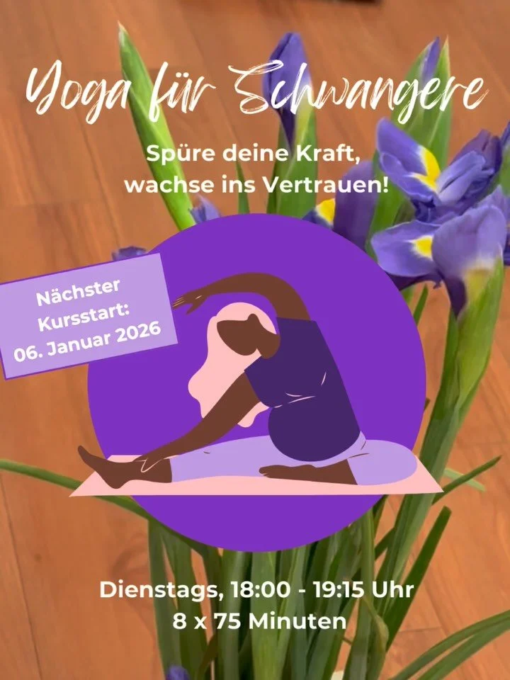 📍 Hebammenpraxis am Hayns Park

🧘&zwj;♀️ "Yoga f&uuml;r Schwangere &ndash; Finde deine Kraft, wachse ins Vertrauen!"

Durch die Verbindung von Bewegung mit bewusster Atmung und Aufmerksamkeitslenkung begehst du durch Yoga einen Weg der Ve