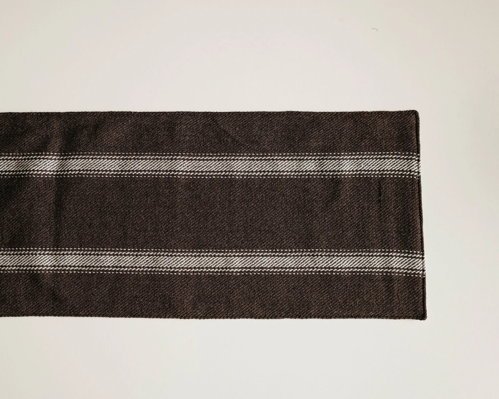 Cobble Table Runner | Handwoven Montana Wool