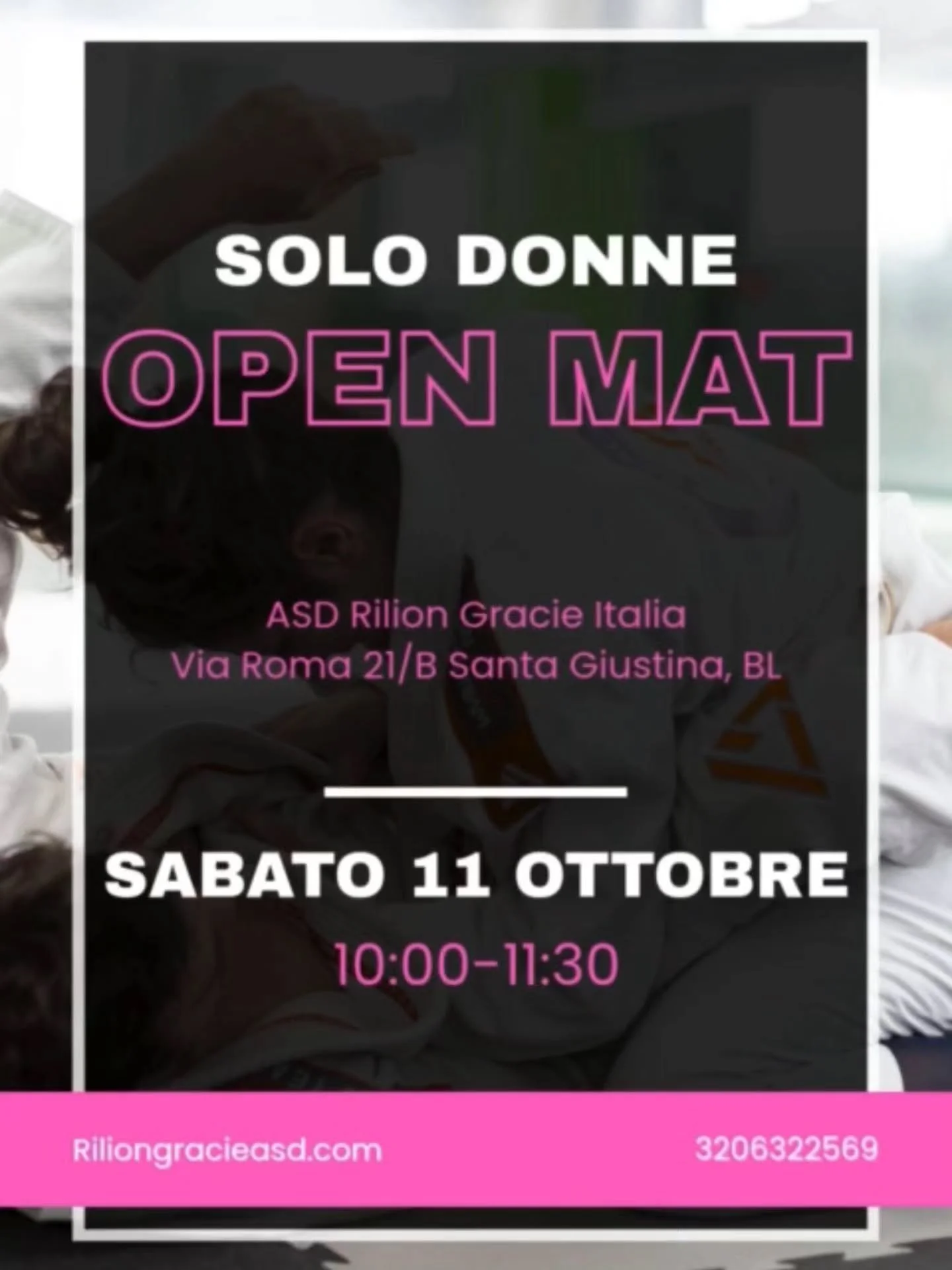 Una giornata dedicata alle donne. Aperta a tutte le squadre, ingresso gratuito.