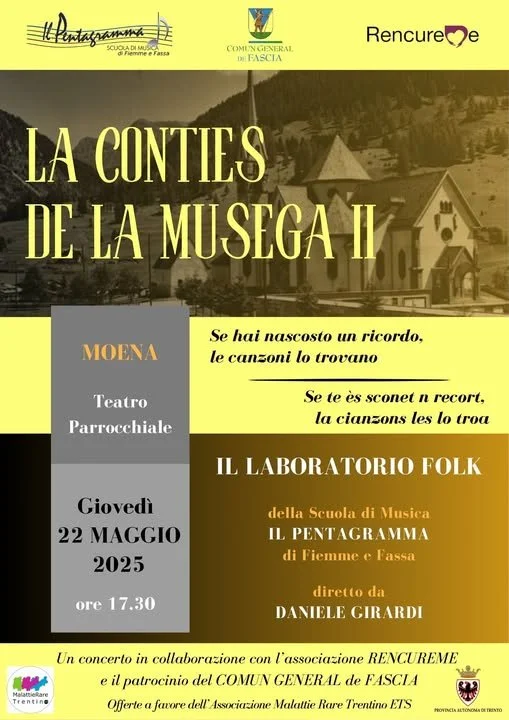 “La Conties de la Musega II” – Musica, memoria e solidarietà a Moena&nbsp;