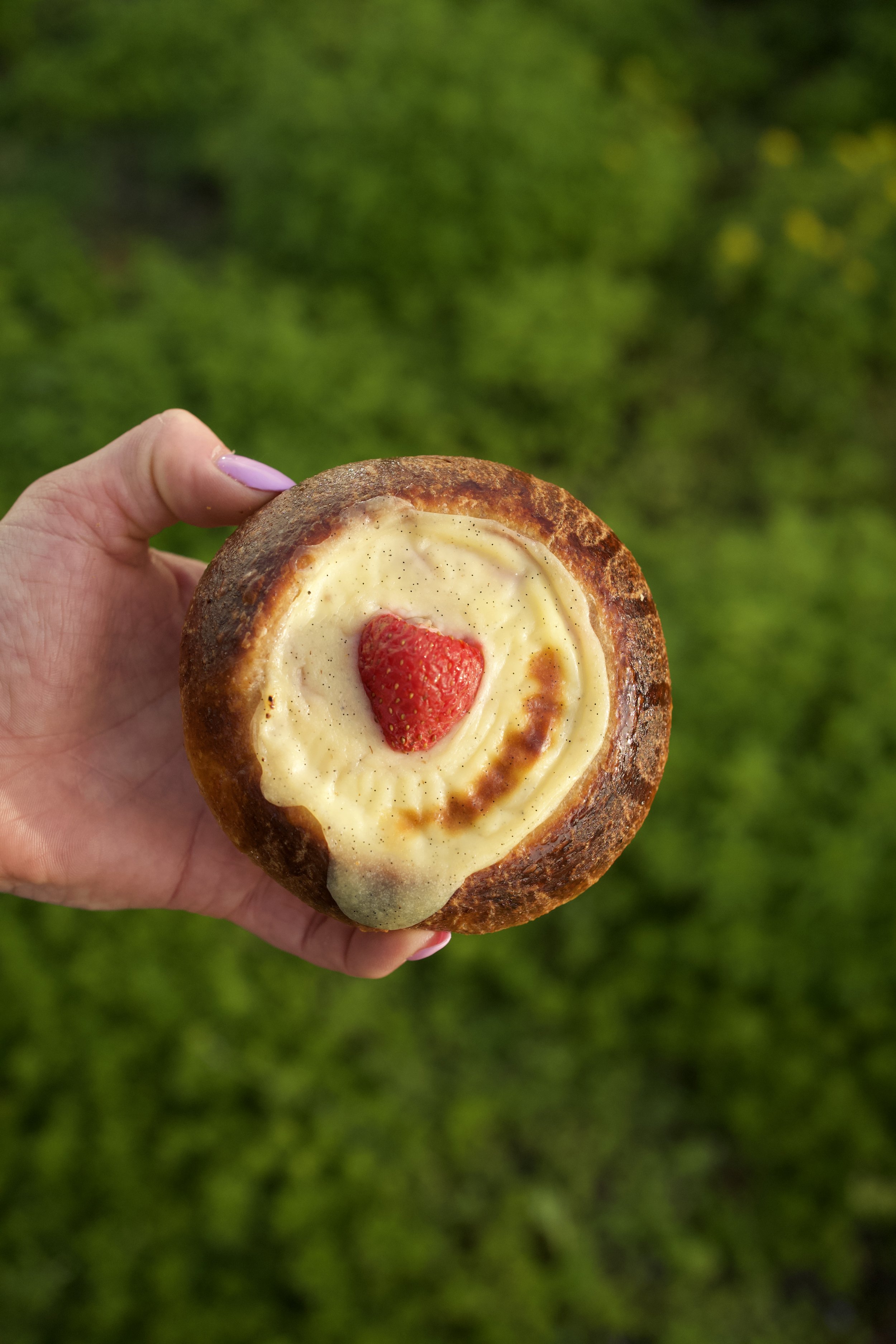 Strawberry Cream Bun