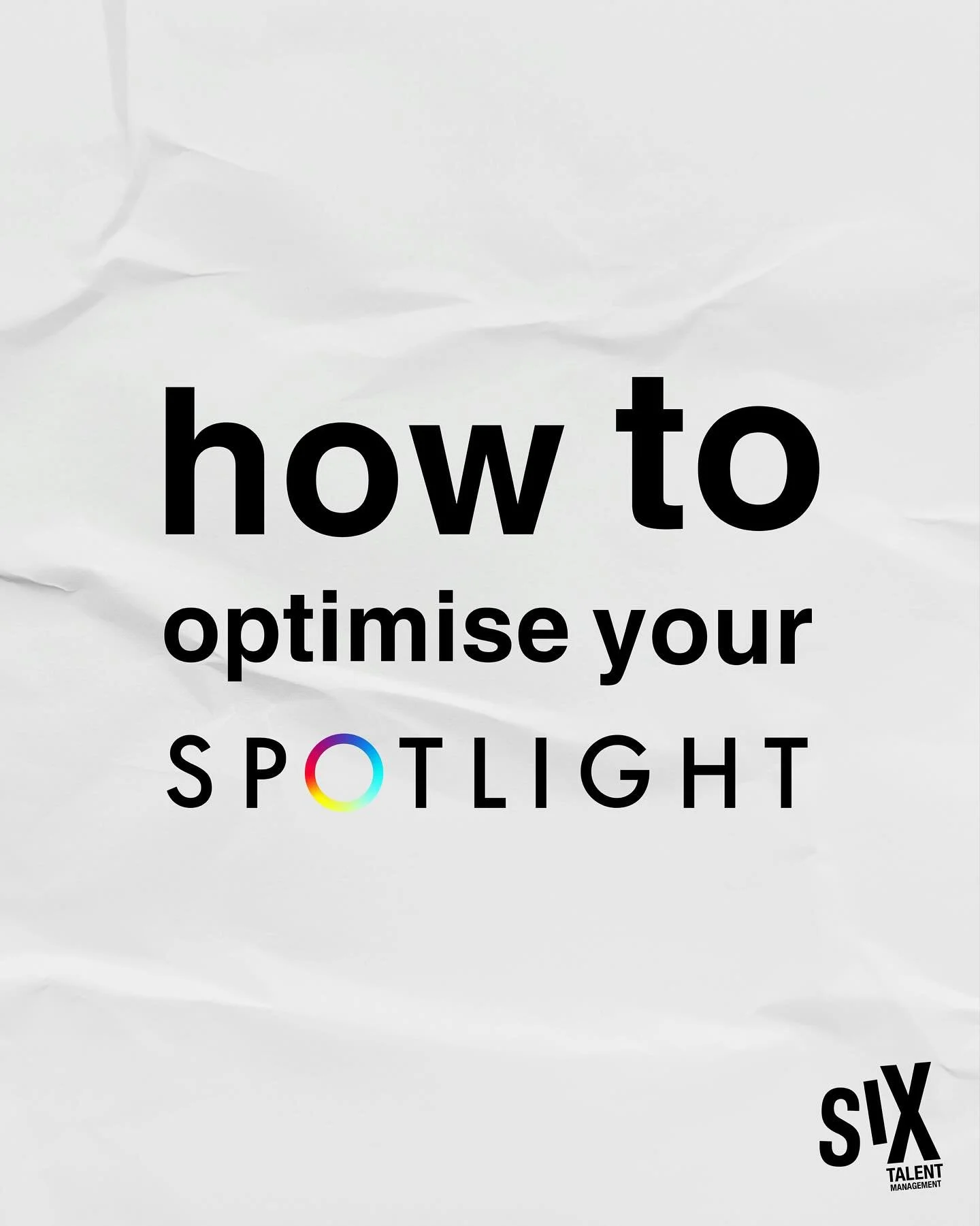 🎯 How to Optimise Your Spotlight

Your Spotlight page isn&rsquo;t just a listing - it&rsquo;s a working tool casting directors rely on every day.
From your first headshot to your final skill tag, every scroll tells them who you are and how you might