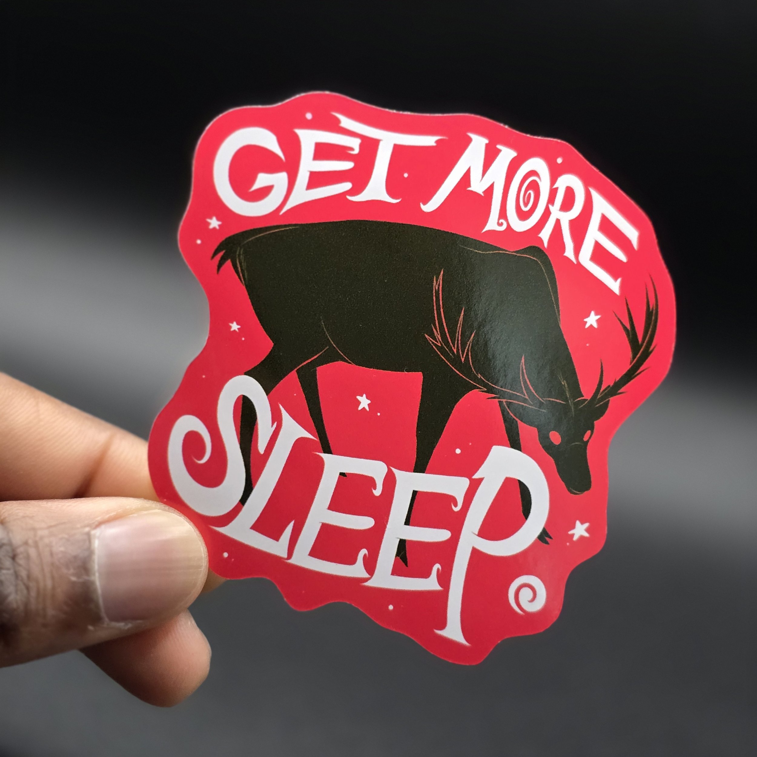 "GET MORE SLEEP" Vinyl Sticker