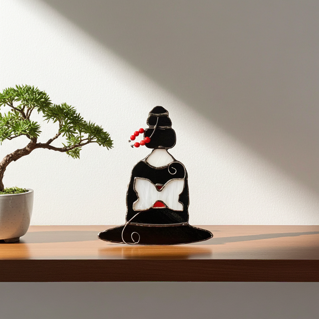geisha-stained-glass-art-sculpture-bonsai.webp