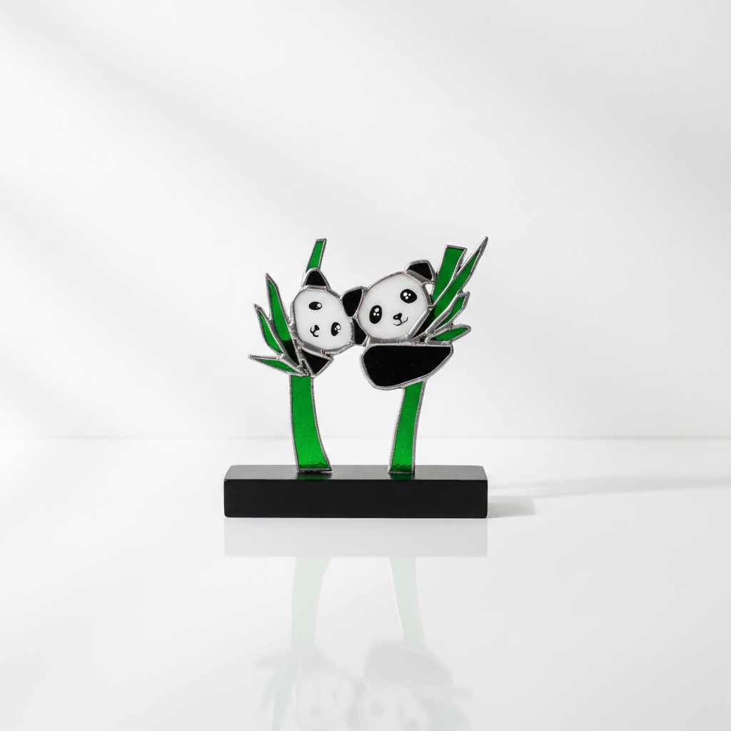 Two Lucky Pandas