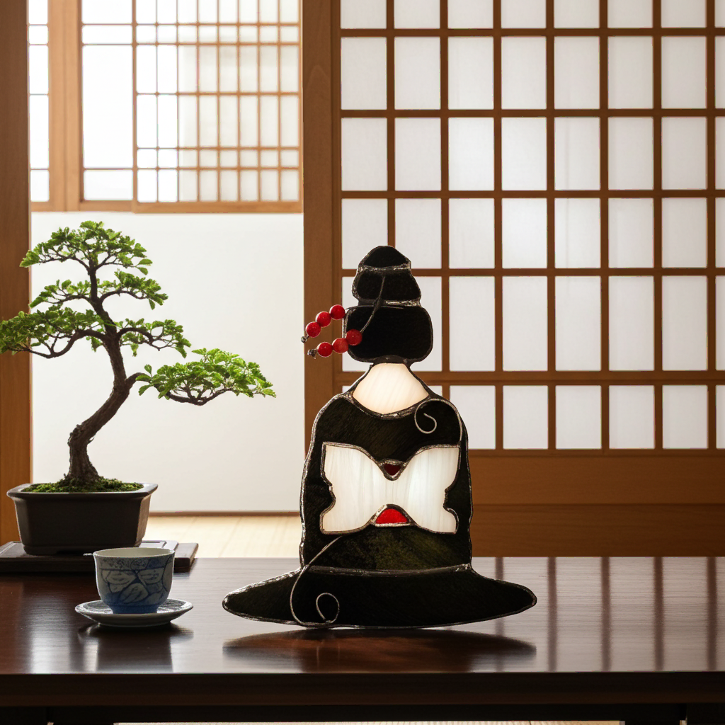 handcrafted-tiffany-glass-geisha-japanese-culture.webp