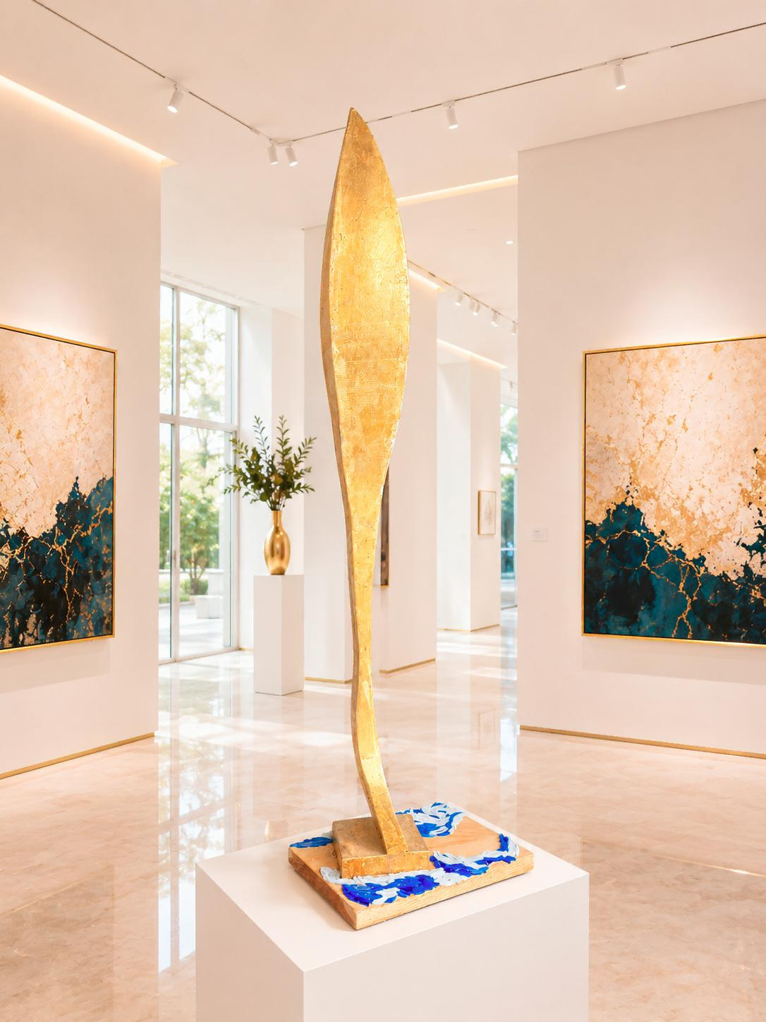 becoming-contemporary-oak-sculpture-gold-leaf-mosaic-art.webp