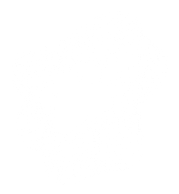 Abstrakte schwarz-weiße Grafik mit wellenförmigen Linien, die eine organische, blasenartige Form bilden.