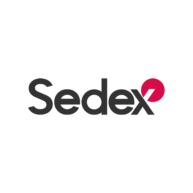 Sedex logo in black and red text on a white background.
