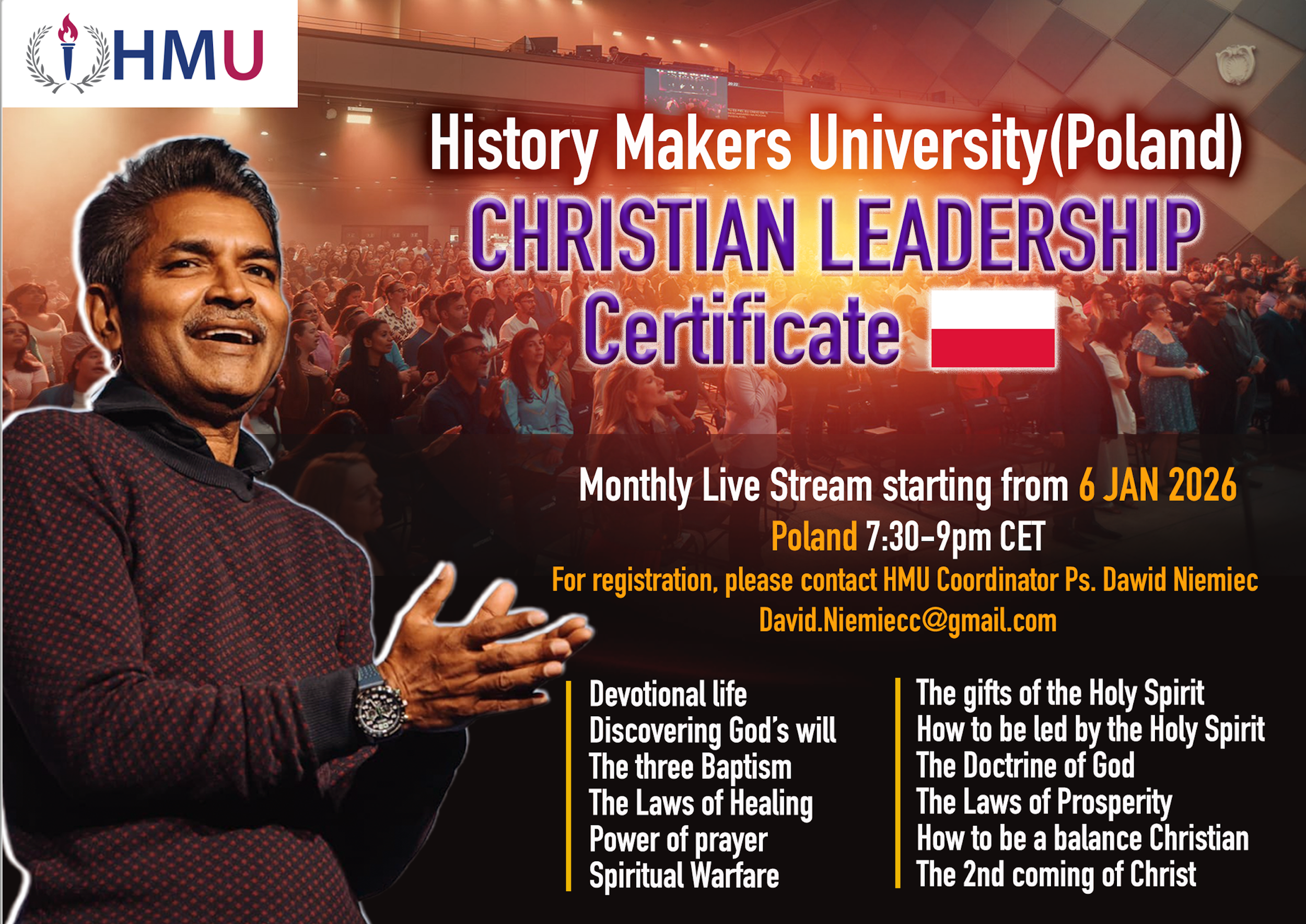 History Makers University(Poland) CHRISTIAN LEADERSHIP       Certificate