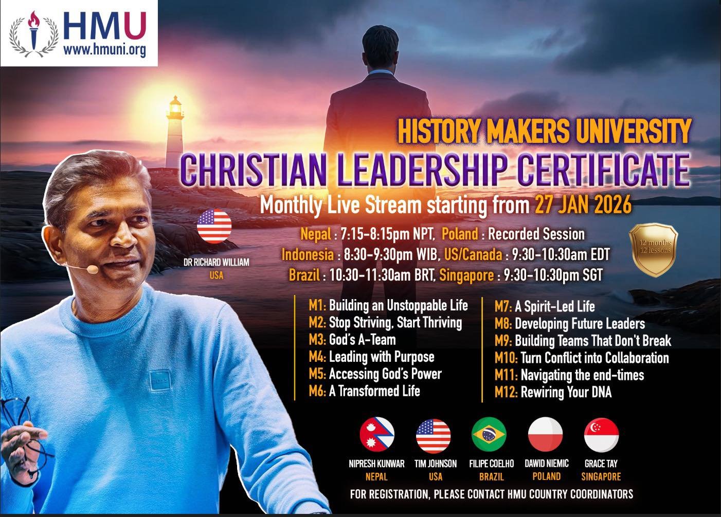 Global Leadership Certificate: Monthly Live Stream