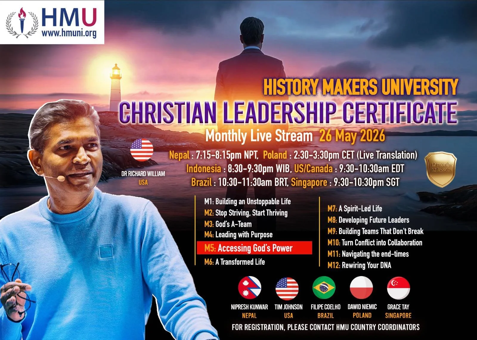 Global Leadership Certificate: Monthly Live Stream