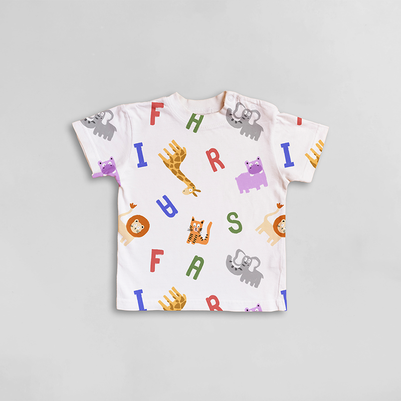 Bold All over print safari animal design for kidswear, childrens wear and lifestyle products