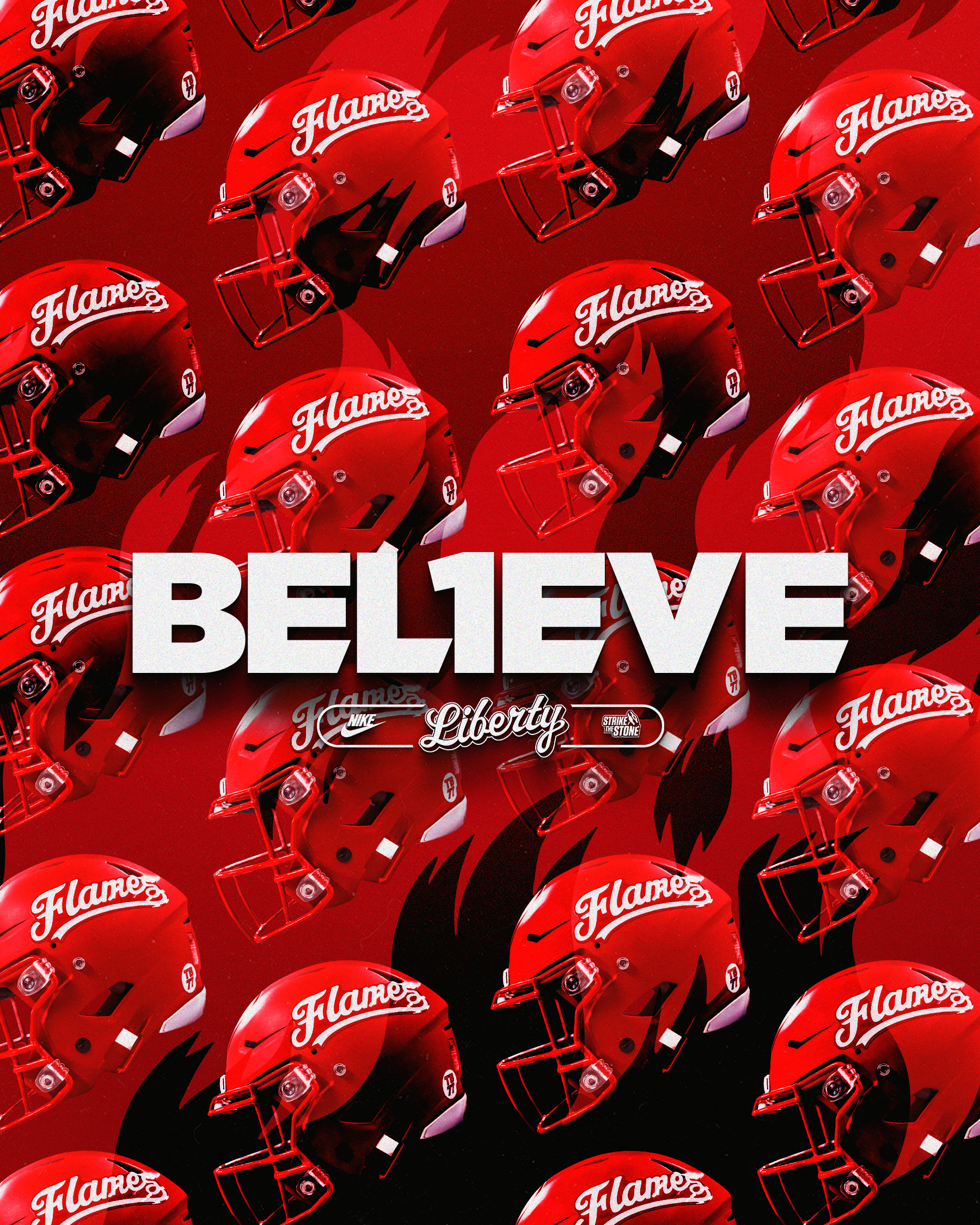 Generic Liberty Football Recruiting Graphic