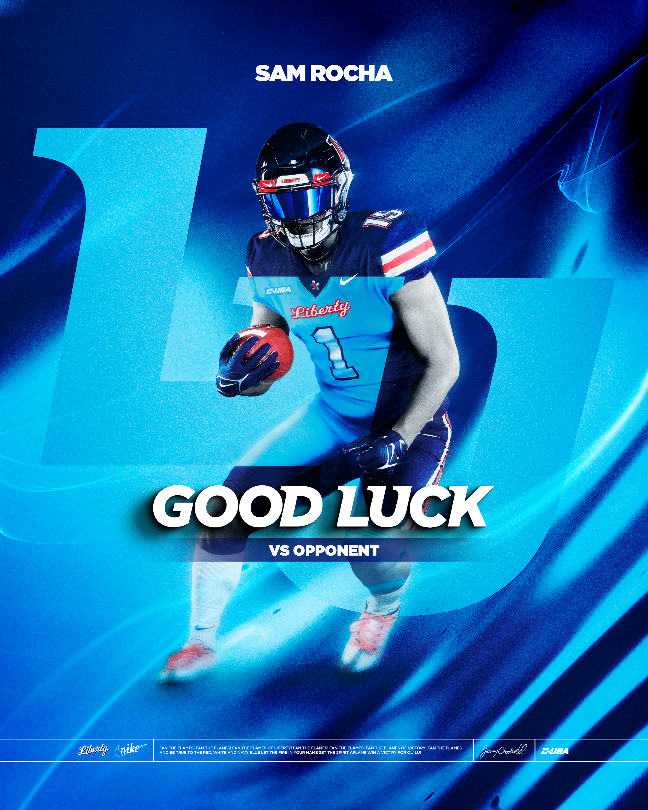 Liberty Football Recruiting "Good Luck"