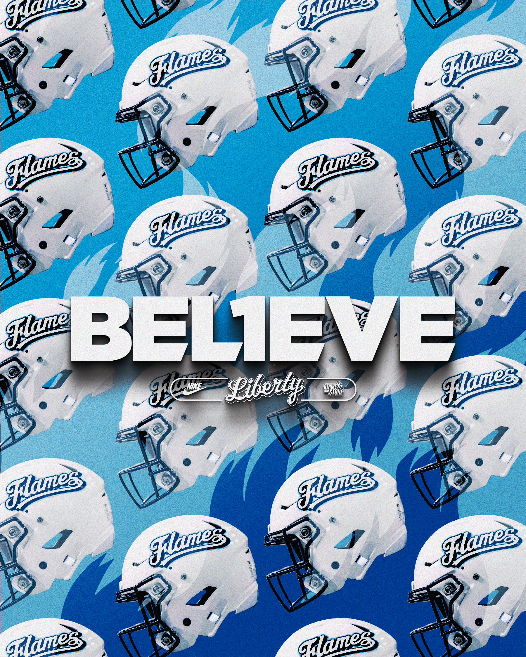 Generic Liberty Football Recruiting Graphic