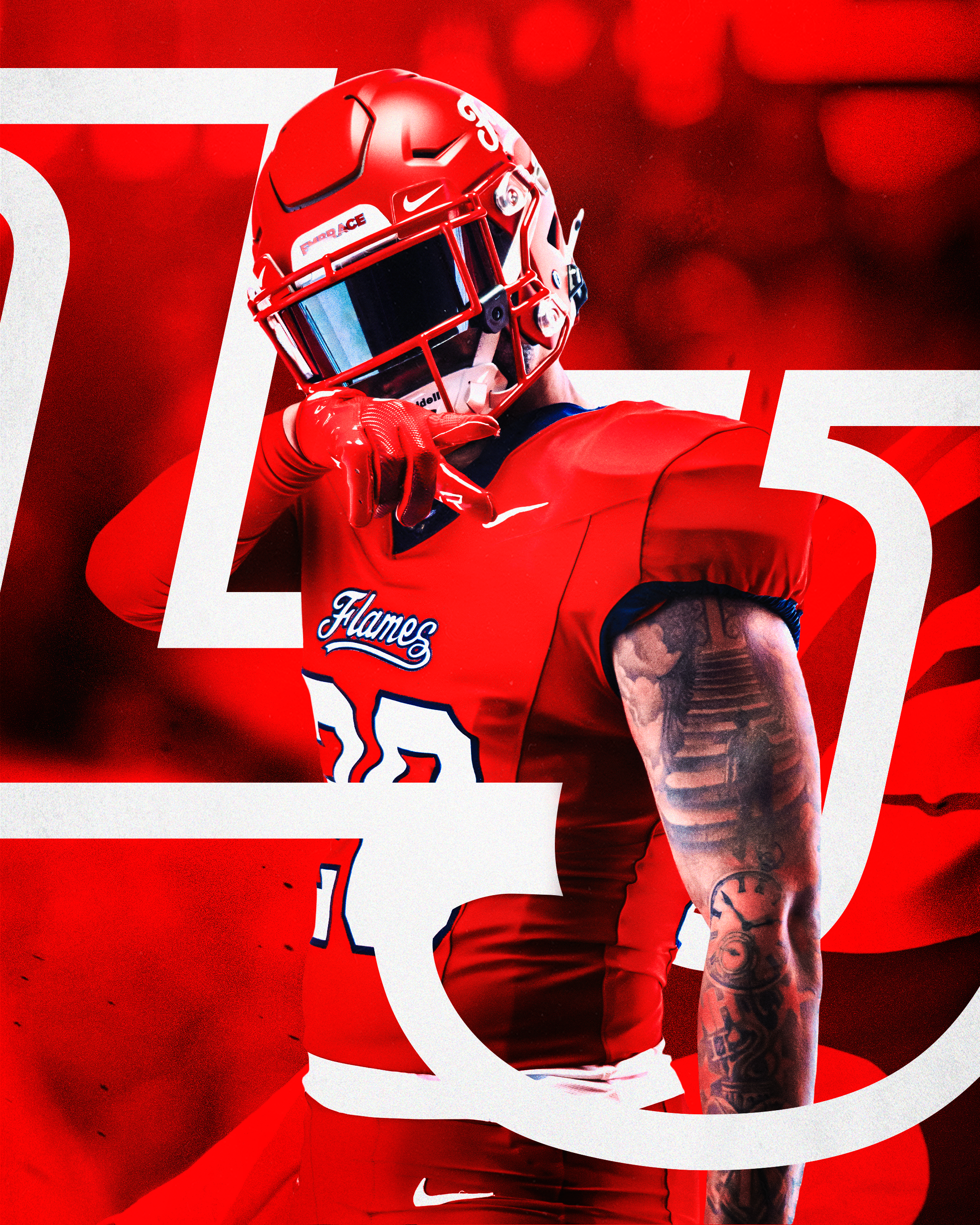 Generic Liberty Football Recruiting Graphic