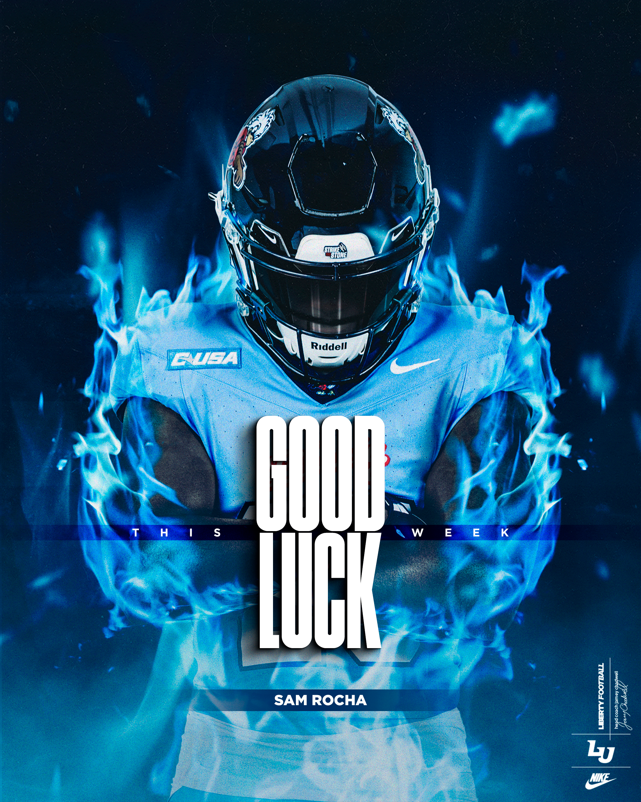 Liberty Football Recruiting "Good Luck"