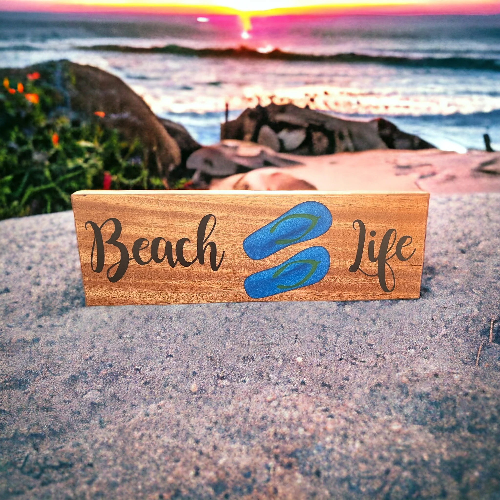 'Beach Life' Epoxy Inlay Décor