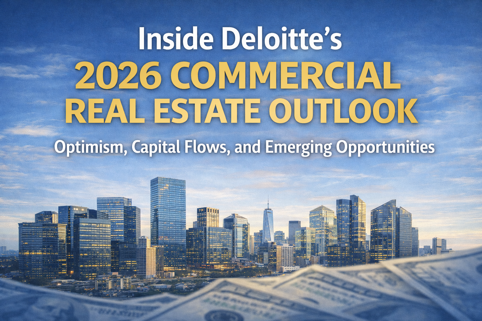 Inside Deloitte’s 2026 Commercial Real Estate Outlook: Optimism, Capital Flows, and Emerging Opportunities